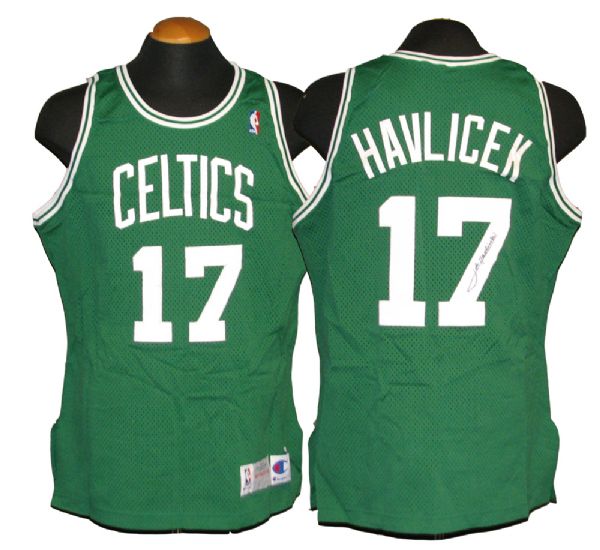 John Havlicek Boston Celtics Autographed Jersey