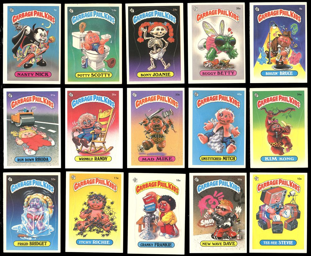 Lot Detail - 1985-1988 Topps Garbage Pail Kids Complete 