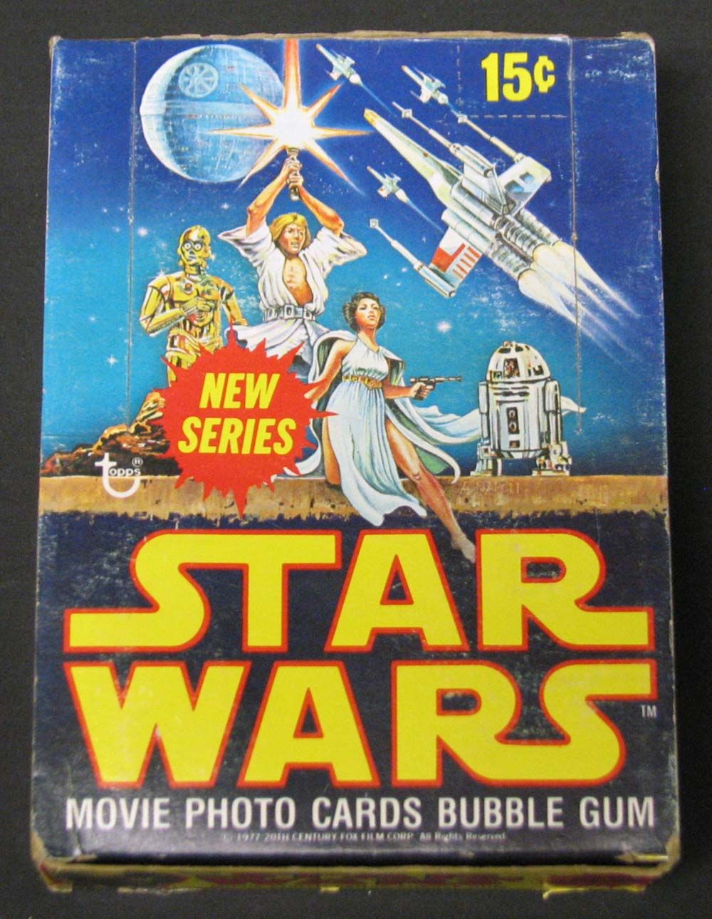 star wars trading cards unopened