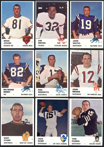 1961 Fleer Football Complete Set