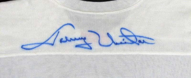 Lot Detail - Johnny Unitas Signed Baltimore Colts Throwback Jersey (JSA)