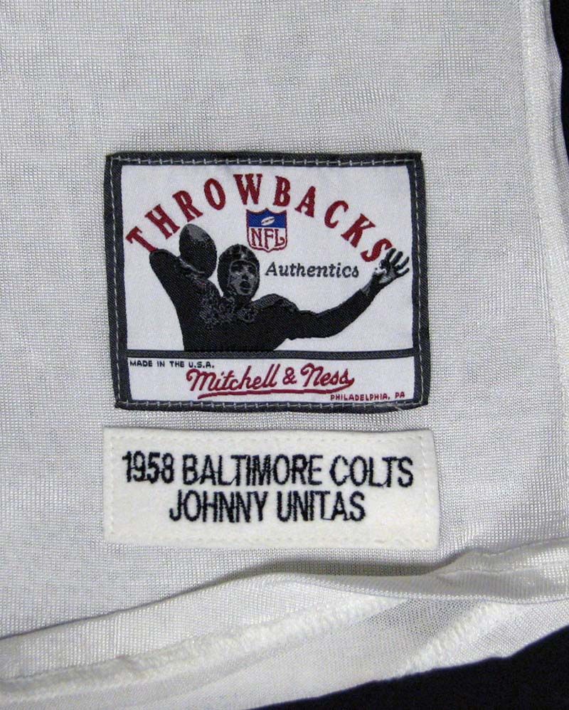 Mitchell & Ness, Shirts, 97 Throwback Johnny Unitas