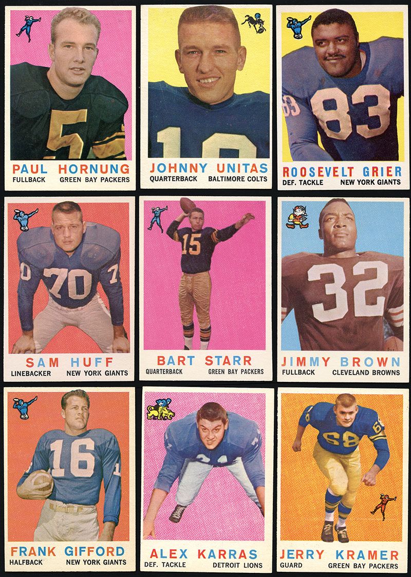 Lot Detail - 1959 Topps Football Set