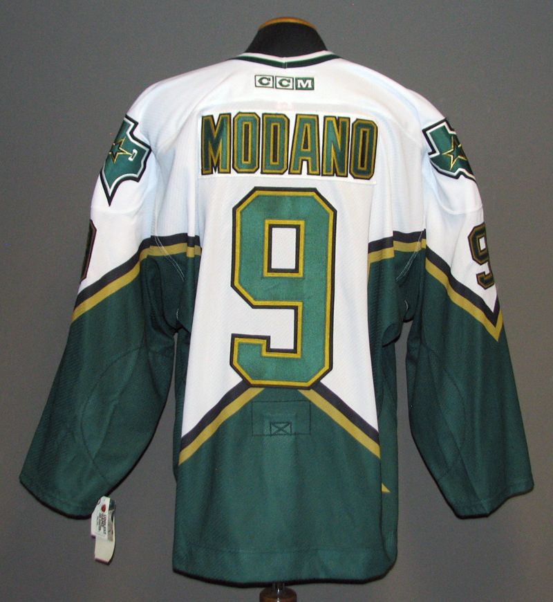 Lot Detail - Mike Modano Autographed Dallas Stars Jersey