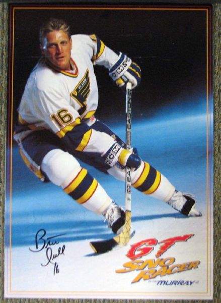 Brett Hull GT Sno Racer Advertising Poster