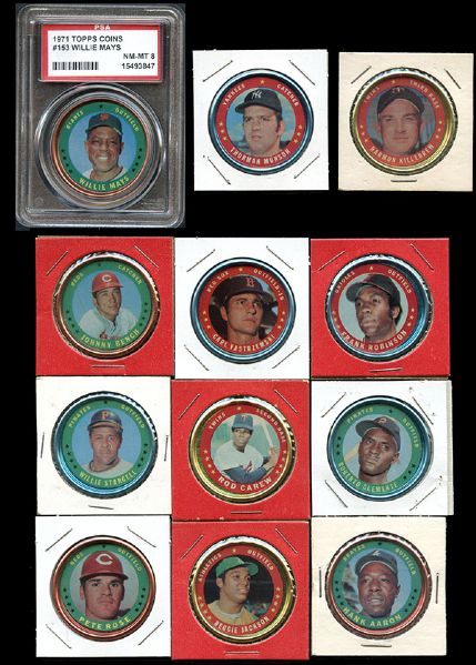 1971 Topps Coins Baseball Complete Set