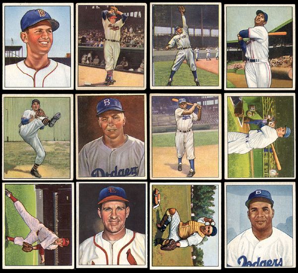 Lot Detail - 1950 Bowman Baseball Set with 16 Variations