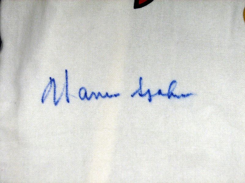 Lot Detail - Warren Spahn Milwaukee Braves Autographed Home Mitchell & Ness  Jersey (JSA)