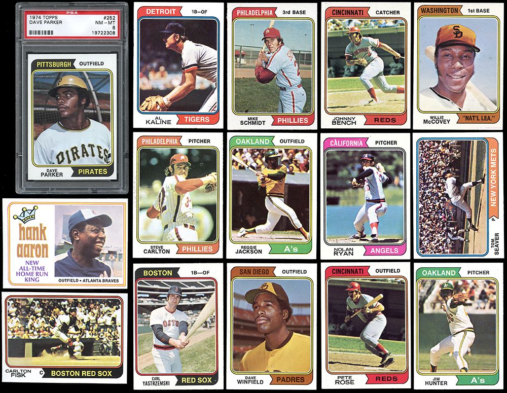 Lot Detail - 1974 Topps Baseball Complete Set with Traded Set, Team ...