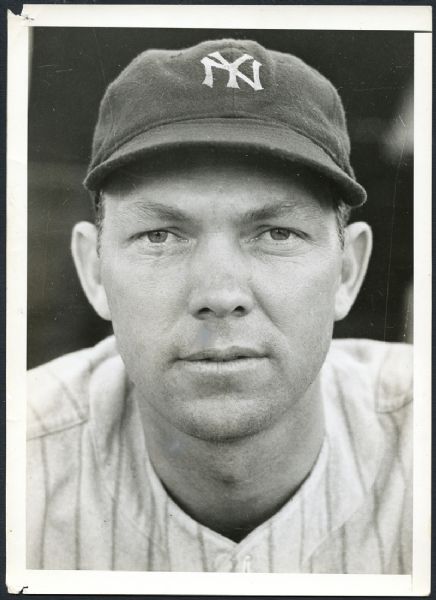 Bill Dickey 5 x 7 Type I Original Photo Utilized in 1941 Double Play Issue