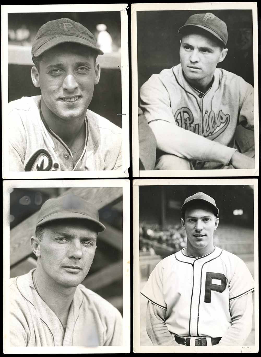 Lot Detail - Group of (4) Philadelphia Phillies Type I Original Photos ...