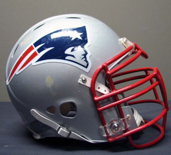 2009 Logan Mankins New England Patriots Game-Used Helmet