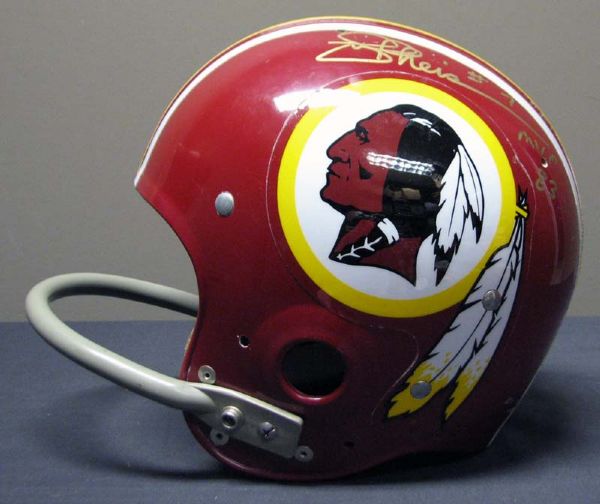 1974-75 Joe Theismann Washington Redskins Rookie Year Game-Used Helmet