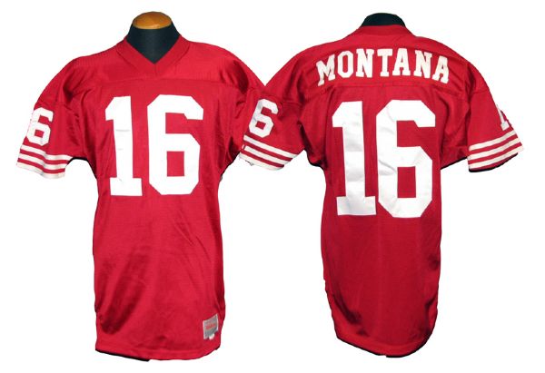 49ers game worn jersey