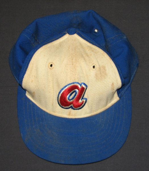 1972-74 Hank Aaron Atlanta Braves Game-Used Hat