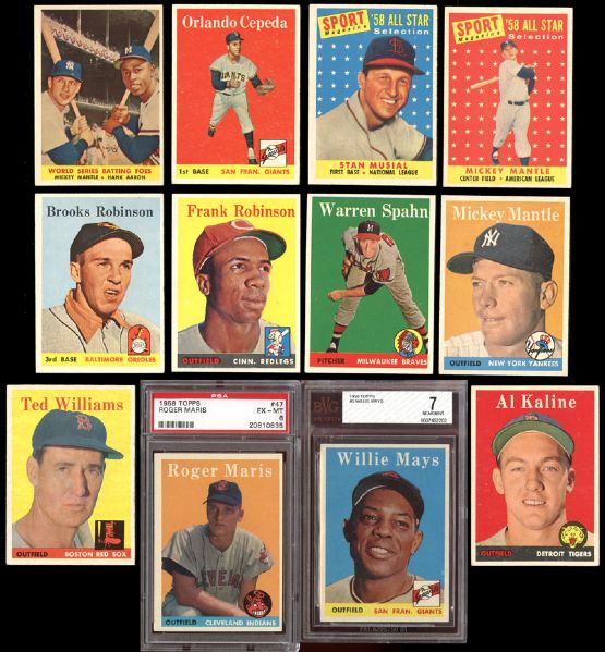 1958 Topps Baseball Complete Set