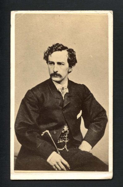 John Wilkes Booth Period Cartes De Visite