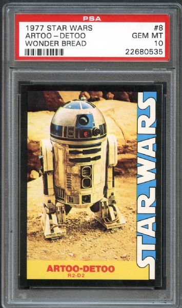 1977 Wonder Bread Star Wars #8 R2-D2 PSA 10 GEM MINT