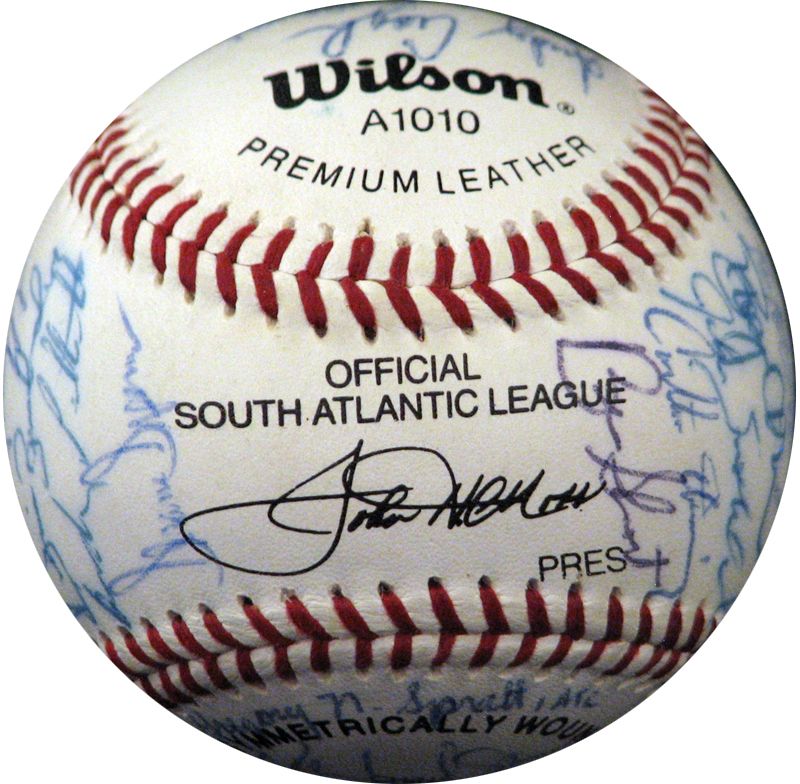 Derek Jeter Single Signed 2000 World Series Baseball. Auto PSA