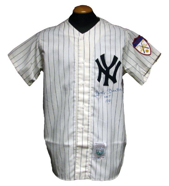 mickey mantle jersey shirt