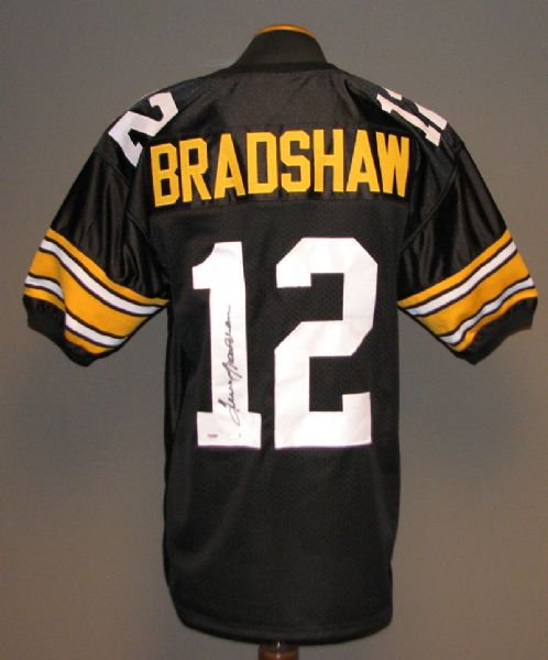 Terry Bradshaw Signed Pittsburgh Steelers Jersey