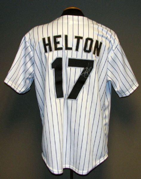 Todd Helton Signed Colorado Rockies Jersey