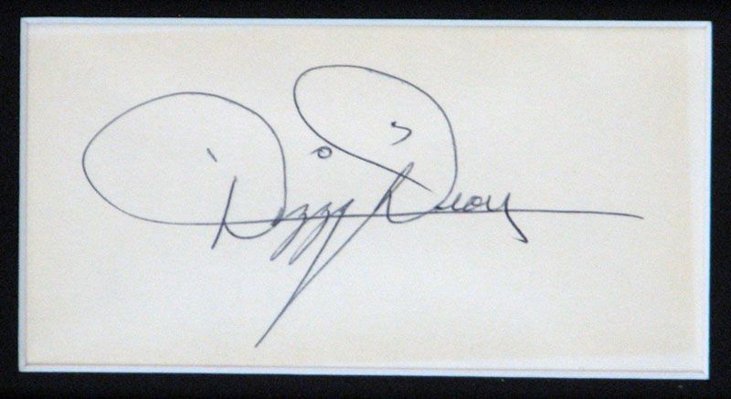 Lot Detail - Dizzy Dean Cut Signature in Framed Display