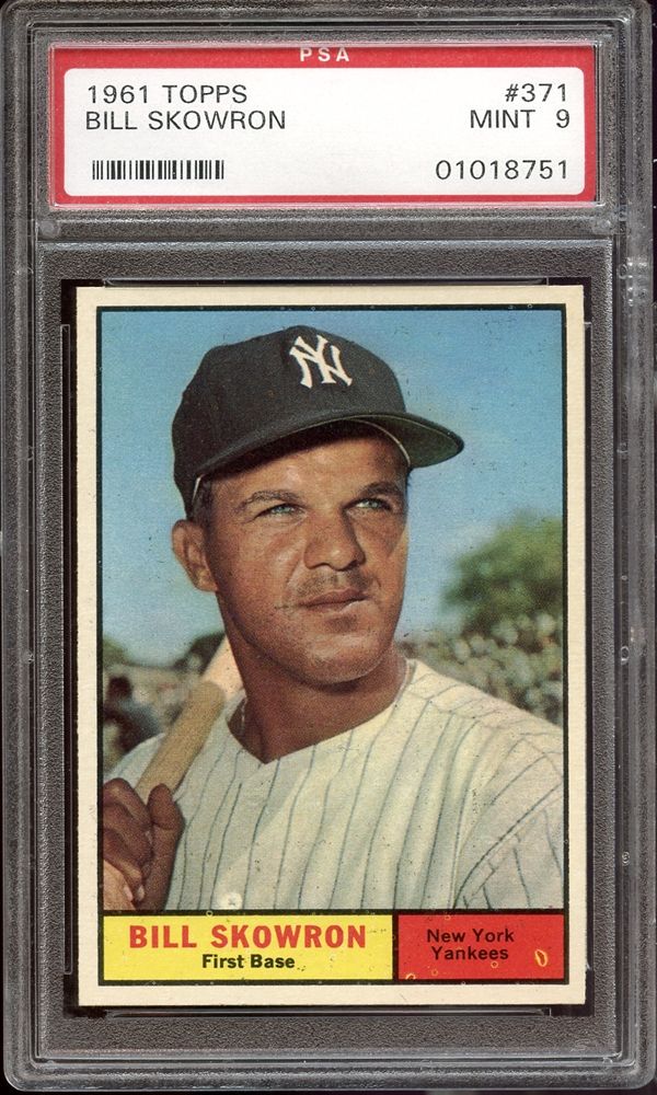 Lot Detail - 1961 Topps #371 Bill Skowron PSA 9 MINT