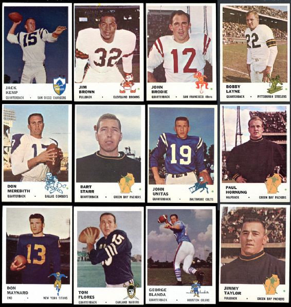 1961 Fleer Football Complete Set