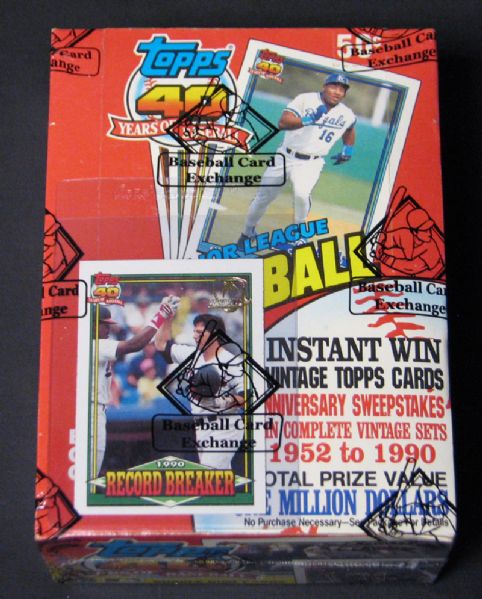 1991 Topps Desert Shield Full Unopened Wax Box