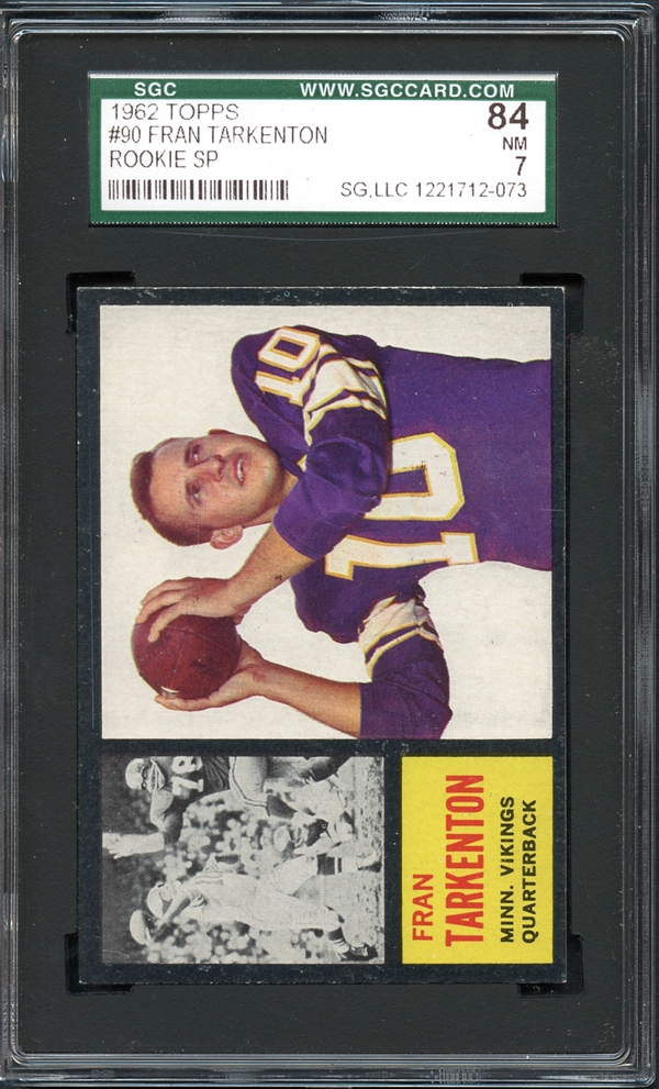 1962 Topps Fran Tarkenton