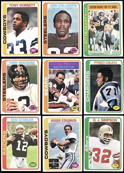 1978 Topps Football Complete Set