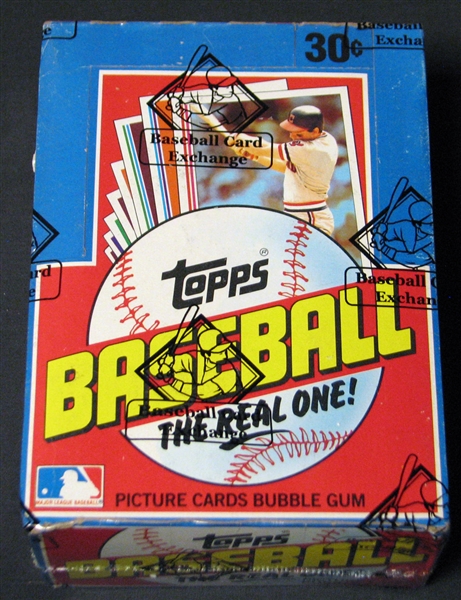 1982 Topps Baseball Unopened Wax Box