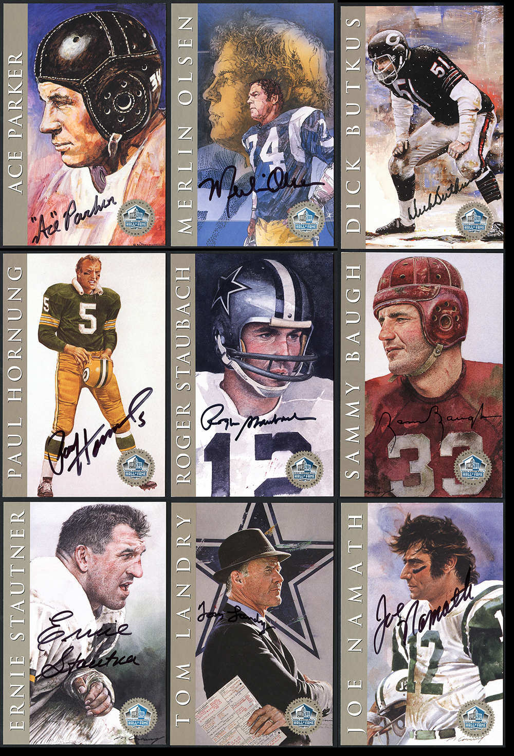 Lot Detail - Ron Mix Pro Football Hall of Fame Signature Series Factory  Sealed Boxed Platinum Edition Set With 116 Signed Cards