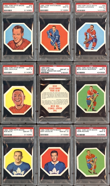 1963-64 York Peanut Butter Hockey Set #4 on PSA Set Registry