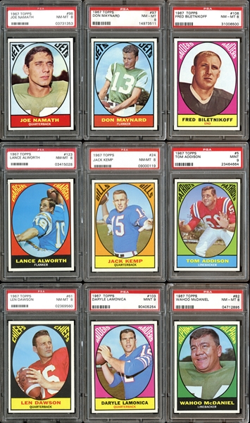 1967 Topps Football Complete Set #5 on PSA Set Registry