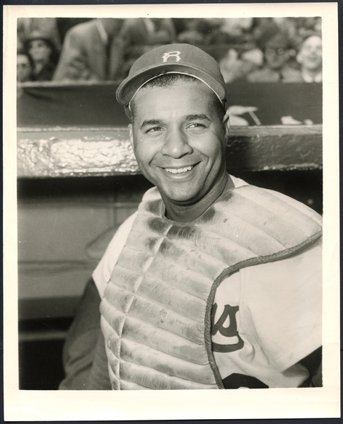 Spectacular Type I Photo of Roy Campanella from the Late 1940s