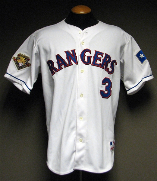 Alex Rodriguez Signed Texas Rangers Authentic Collection Jersey PSA/DNA