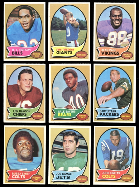 1970 Topps Football Complete Set