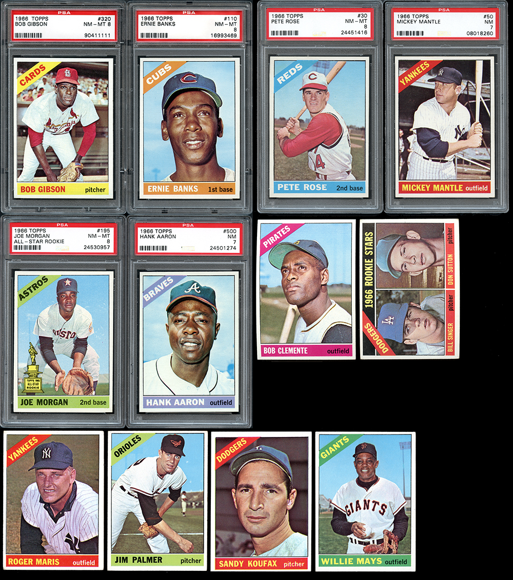 Lot Detail - 1966 Topps Baseball Complete Set with PSA Graded