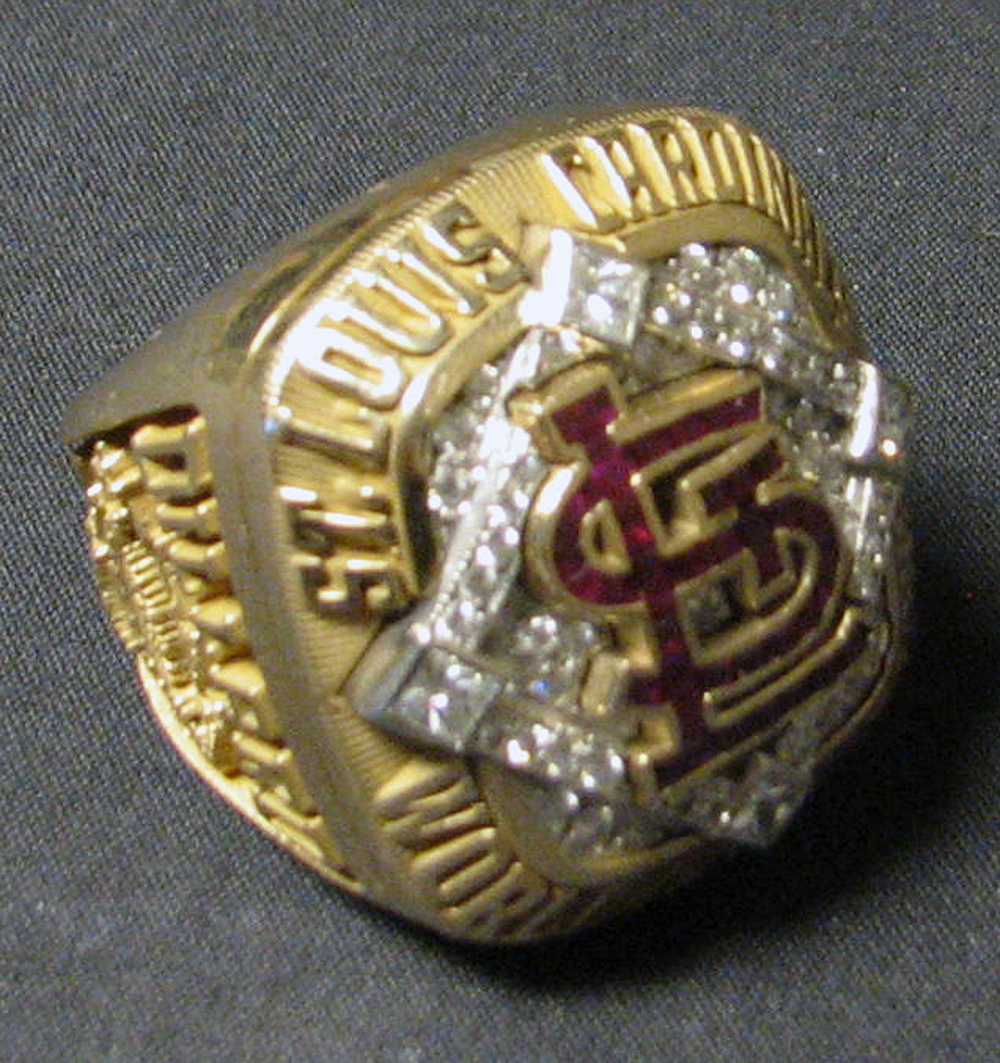 Customized MLB 2006 St. Louis Cardinals World Series Championship Ring