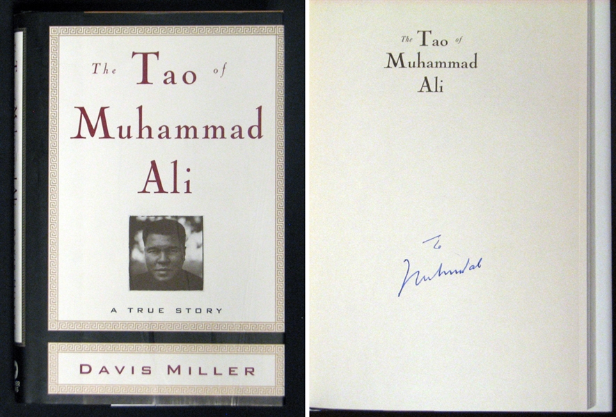 Muhammad Ali Signed Hardcover Book