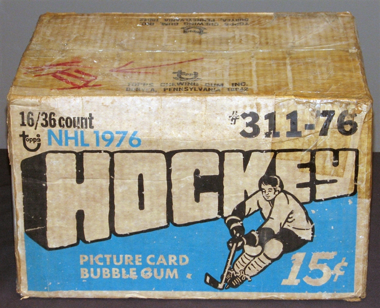 1976-77 Topps Hockey Full Unopened Wax Case