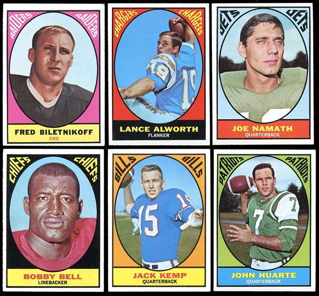 1967 Topps Football Complete Set