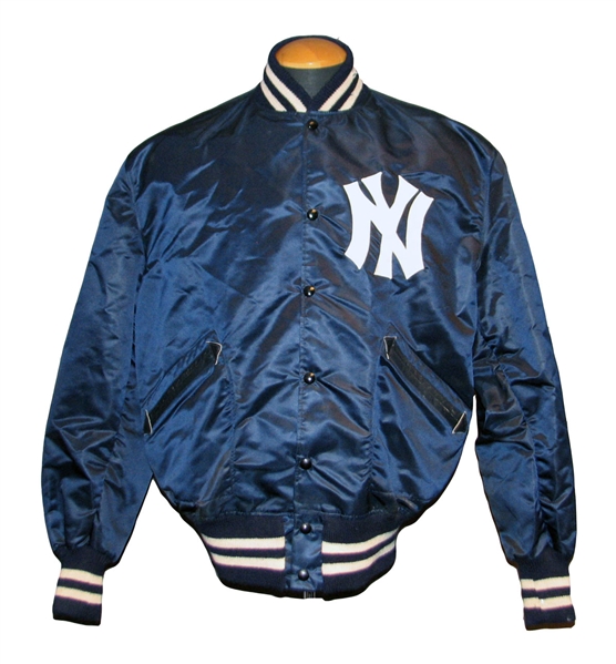 1960s New York Yankees Game-Used Satin Warm-Up Jacket