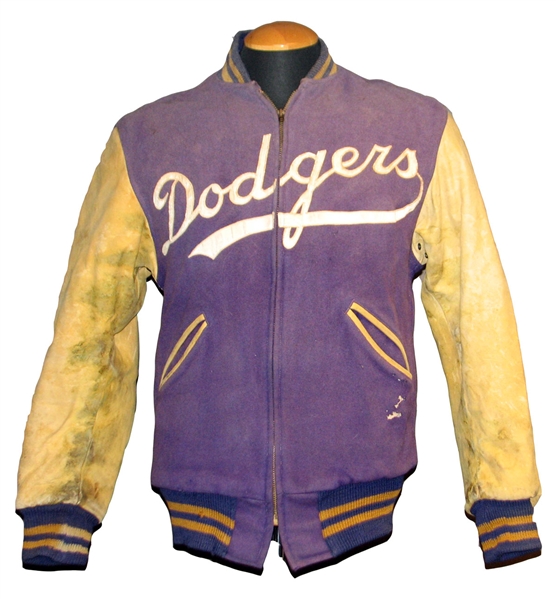 Early 1950s Brooklyn Dodgers Game Used Warm Up Jacket