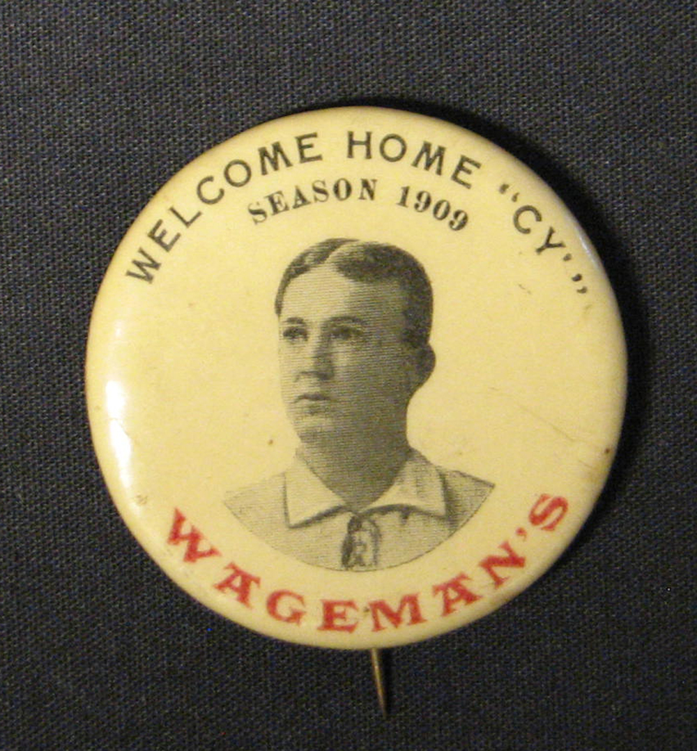 Lot Detail - 1909 Cy Young "Welcome Home Cy" Wageman's ...