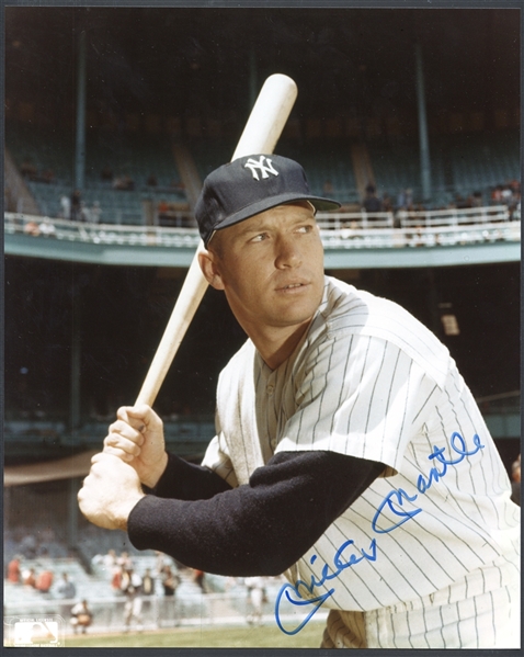 Mickey Mantle Signed Photograph