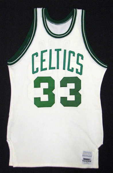 Outstanding 1979-80 Larry Bird Boston Celtics Game Worn Rookie Uniform MEARS A10 - The Only Known Example