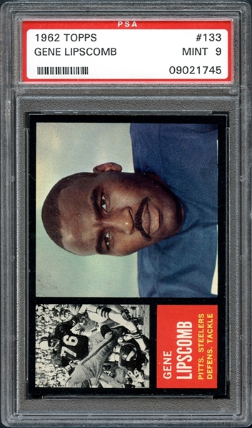 1962 Topps #133 Gene Lipscomb PSA 9 MINT